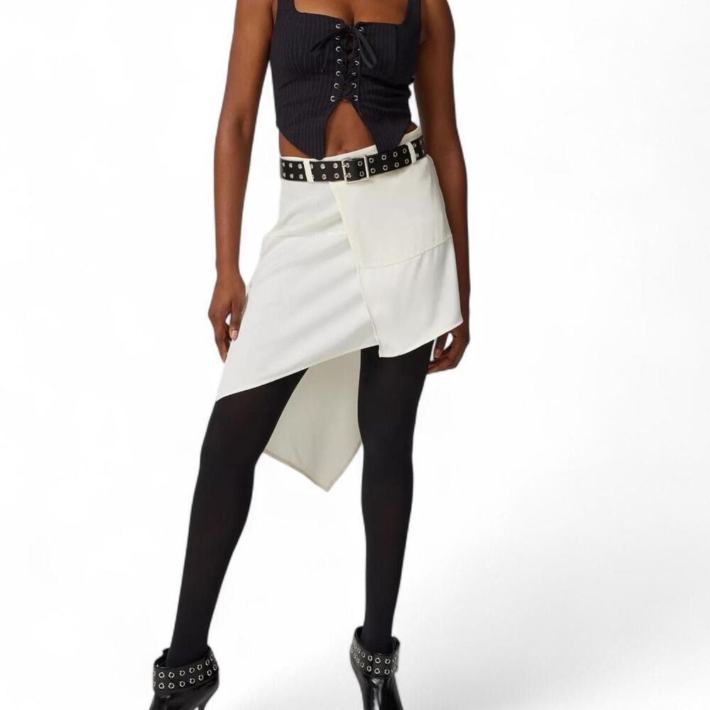 URBAN OUTFITTERS UO Tessa Asymmetrical Wrap Skirt